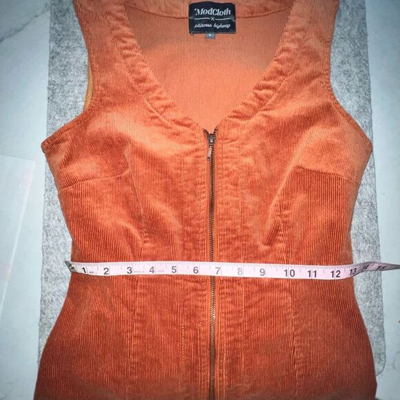 Modcloth Rust Sleeveless Dress - Picture 5 of 6
